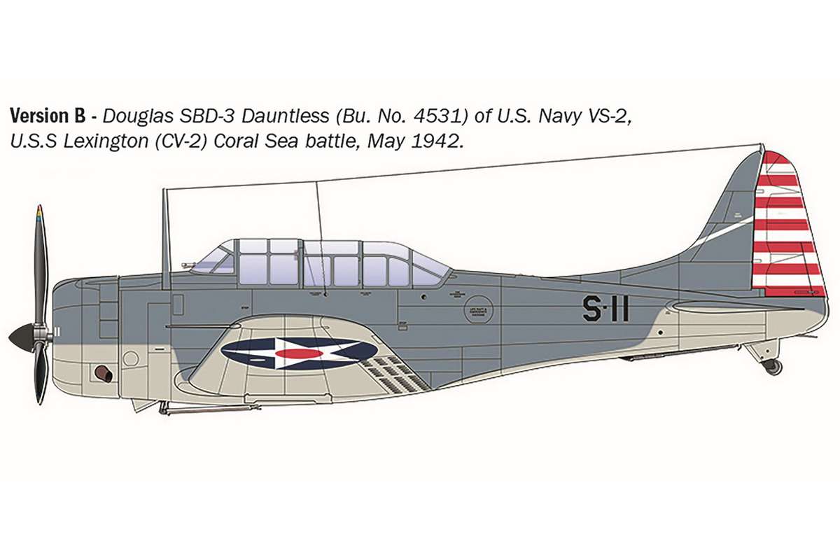 1:48 USN SBD-3 Dauntless