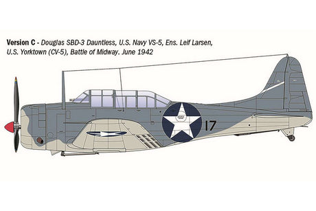 1:48 USN SBD-3 Dauntless