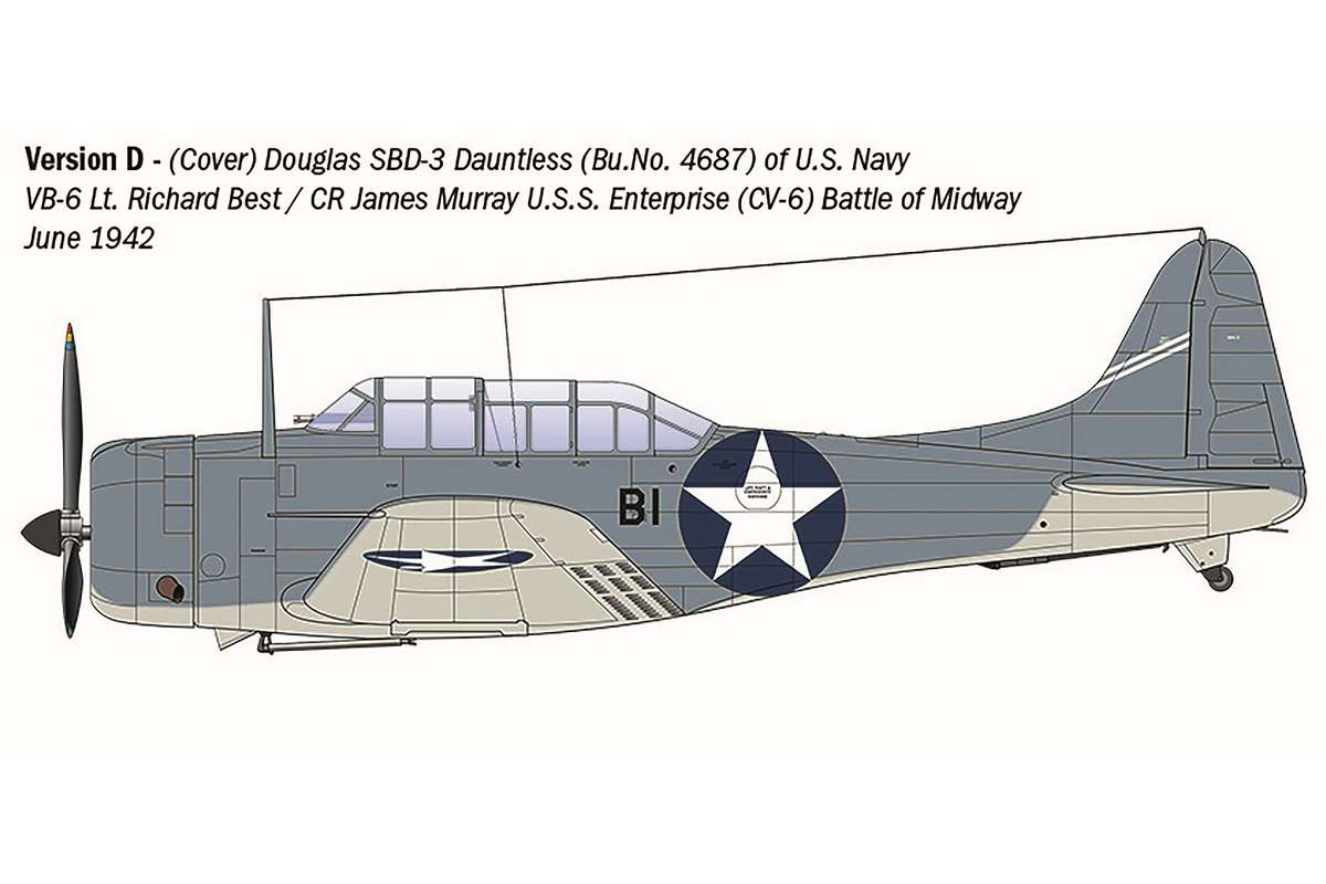 1:48 USN SBD-3 Dauntless