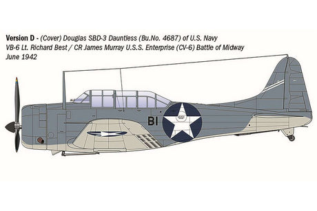 1:48 USN SBD-3 Dauntless