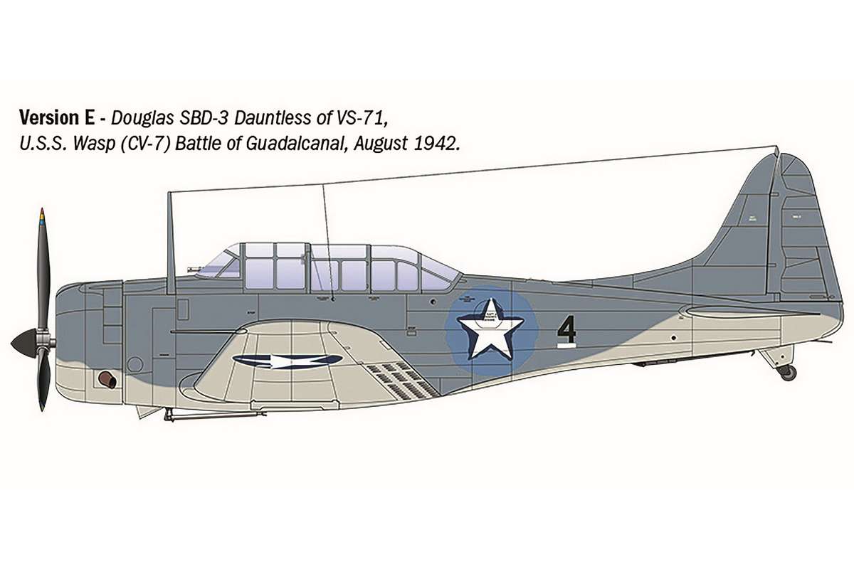 1:48 USN SBD-3 Dauntless