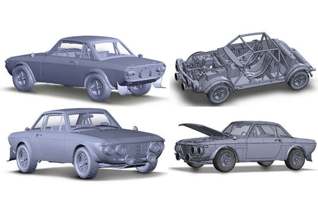 1:24 Lancia Fulvia HF Rally Monte Carlo 1972