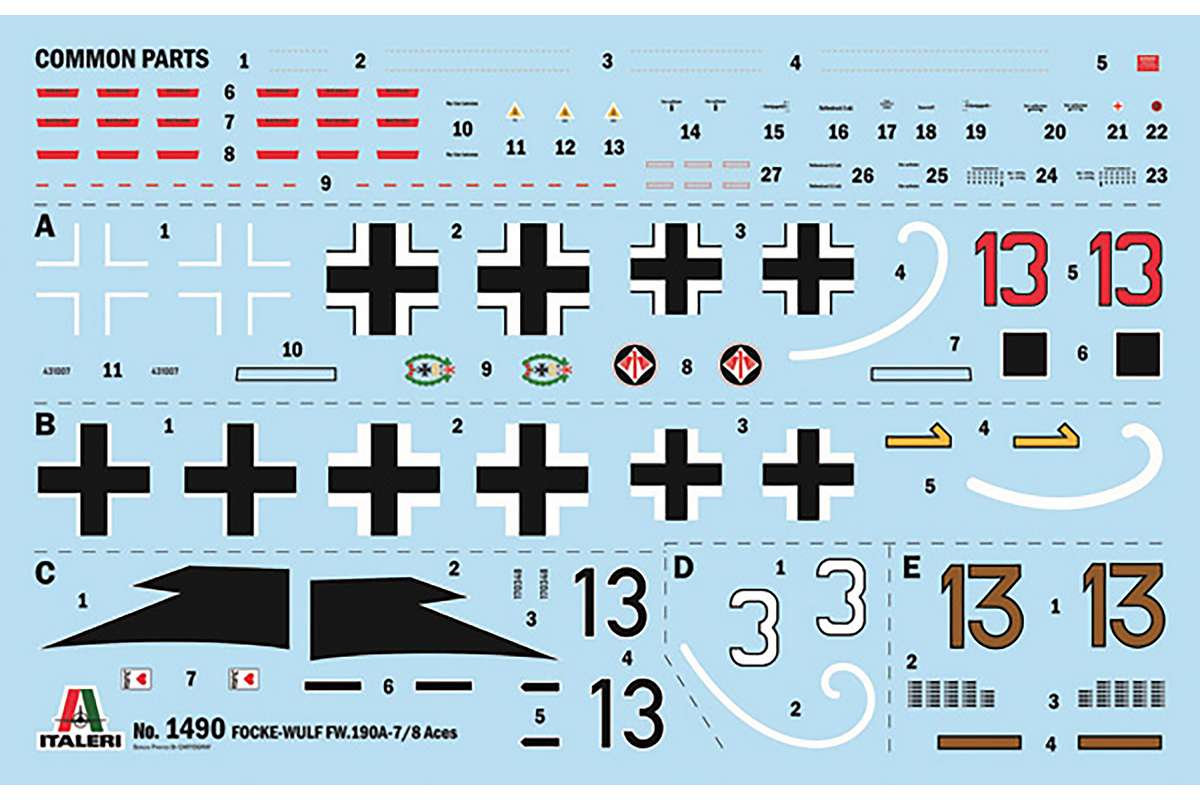 1:72 Fw 190 A-8/F Aces