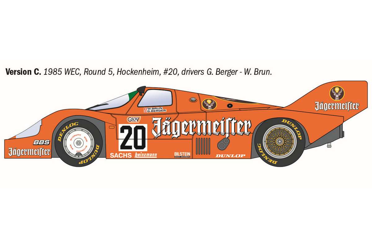 1:24 Porsche 956 Jägermeister