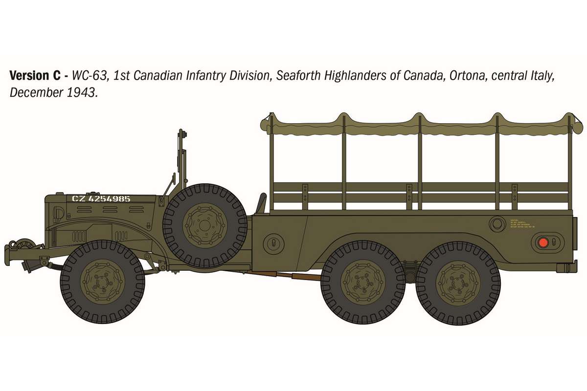 1:35 Dodge WC62 1.5 T 6x6 truck