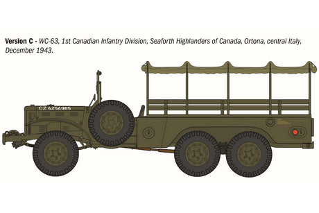 1:35 Dodge WC62 1.5 T 6x6 truck
