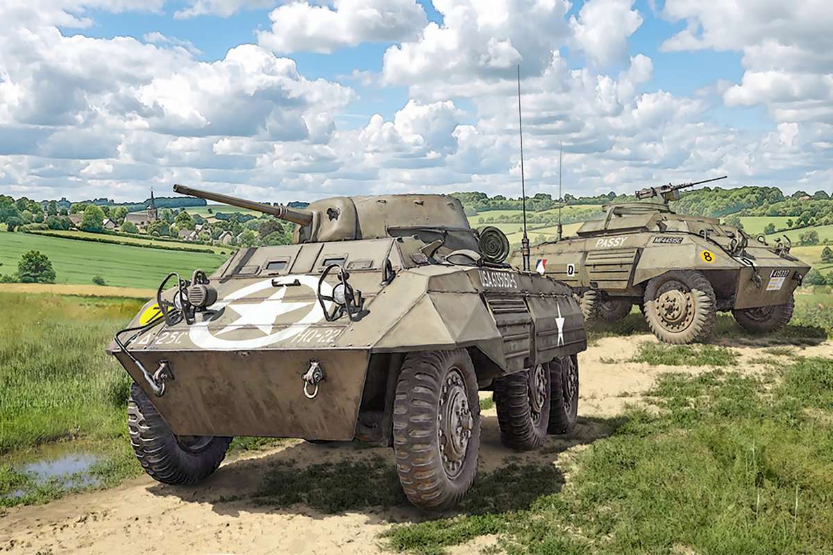 1:72 M8 Greyhound / M20