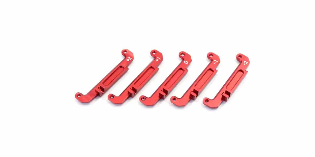 Kyosho Mini-Z Buggy Aluminium Setting Steering Plate Set (5) Red