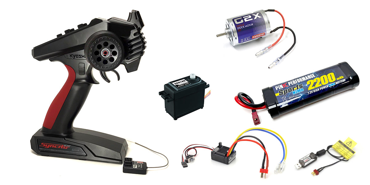 Kyosho Starter Set 1:10 (KT231-70706-82245B-HD3001-Batt-Charg)