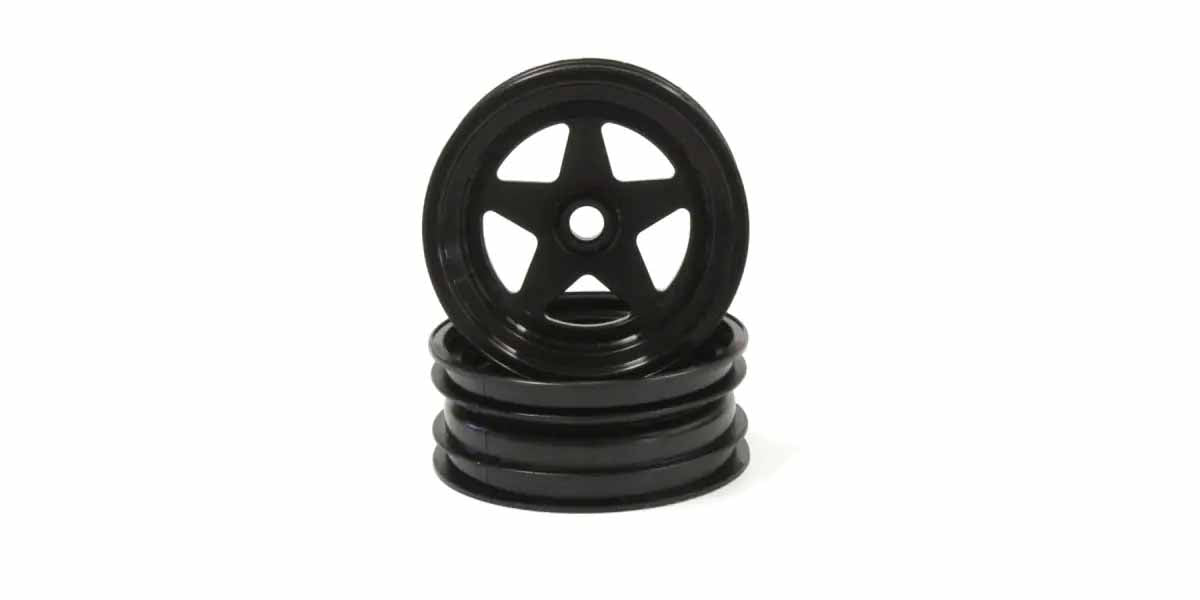 Kyosho Scorpion 2014 Black Front Wheel 2.2 inches (2)