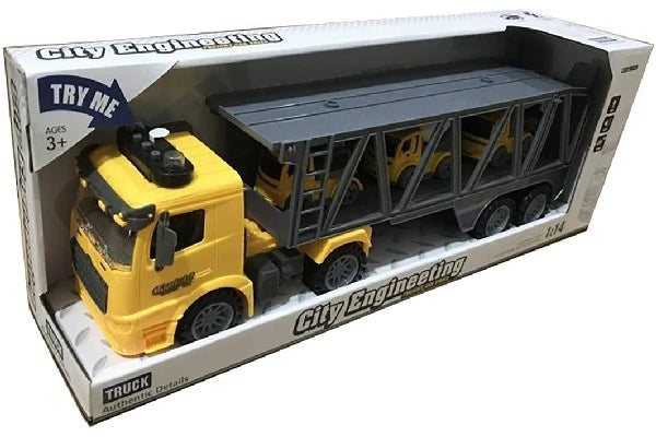 Contruck Autotransporter med Lys og Lyd 1:14
