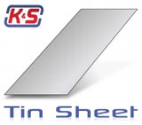 Tin sheet metal 100x250x0,33mm (4"x10"x0.013") (6)