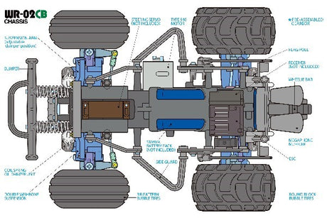 1/10 R/C Comical Grasshopper (WR-02CB)