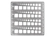Modeling Template (Square, 1-10mm)