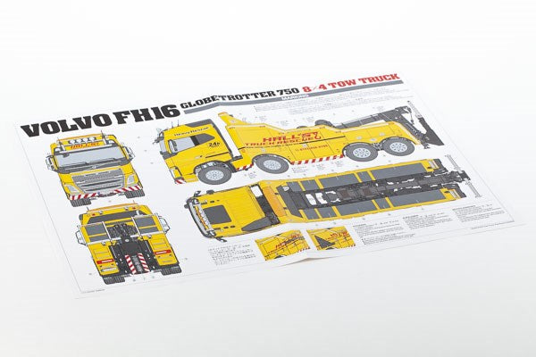 1/14 Volvo FH16 8x4 Tow Truck Globetrotter 750