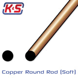Bendable Copper Rod 1,6 &amp; 2,3 mm 305mm