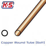 Copper Tubes Bendable 3/32'', 1/8'', 5/32'' 305mm