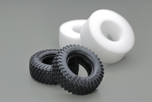 Block Pin \'Rough Ride\' Tires (w/Inner Sponge 2pcs)