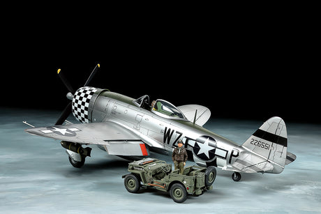 1/48 Republic P-47D Thunderbolt® & 1/4-ton 4x4 Lig