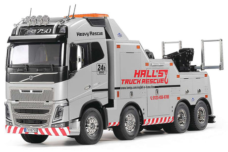 1/14 R/C Volvo FH16 750 8x4 Tow Truck (Silver Edit
