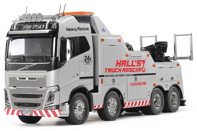 1/14 R/C Volvo FH16 750 8x4 Tow Truck (Silver Edit