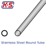 Stainless tube 3.2x305mm (1/8'') (.028'') (1)