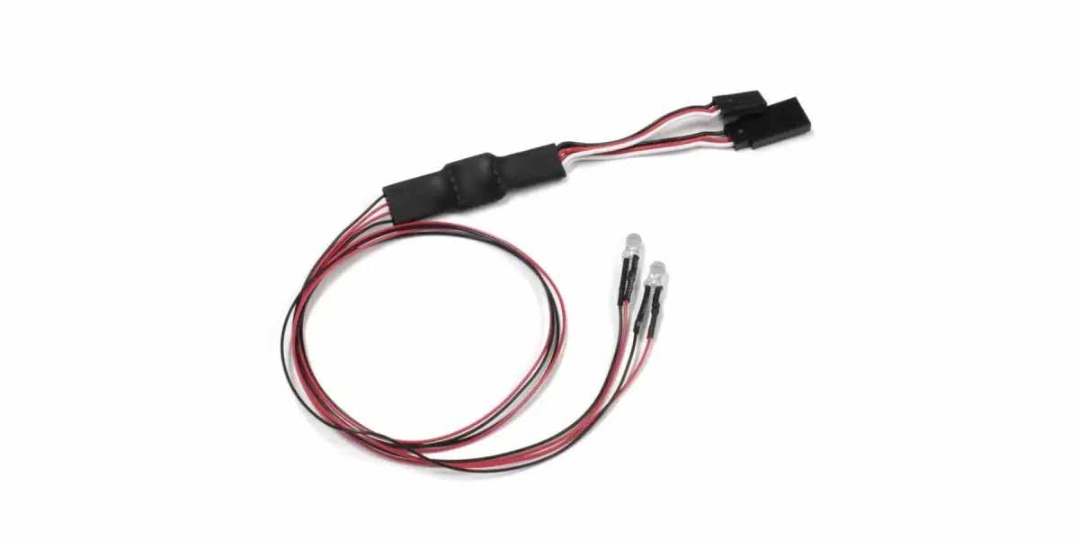 Kyosho LED Light Unit (Diam=5/L=400/Clear/2 Bulbs)