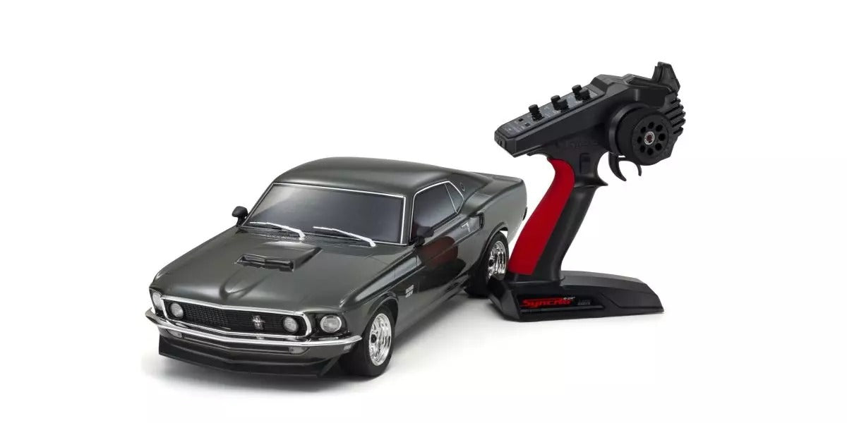 Kyosho Fazer FZ02 (L) Ford Mustang Boss 429 Black 1969 1:10 Readyset