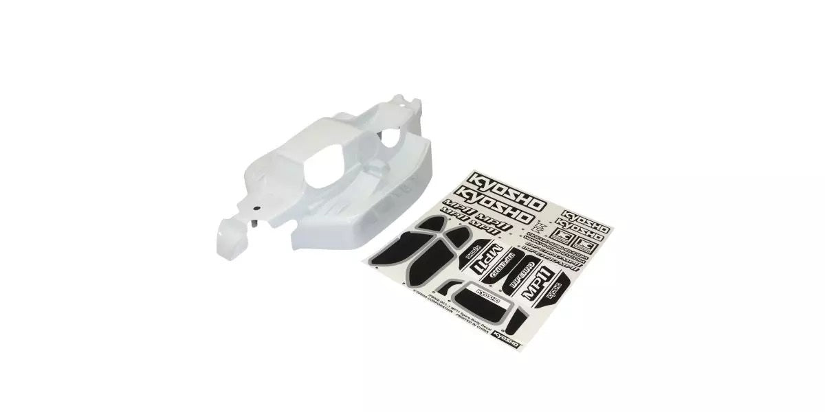 Kyosho Inferno MP11 Pre-Cut 1.0mm White Bodyshell