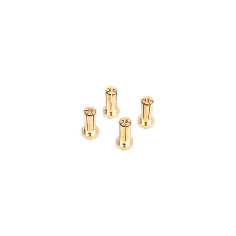 5mm Gold Connectors - 14mm length (4 pcs.)