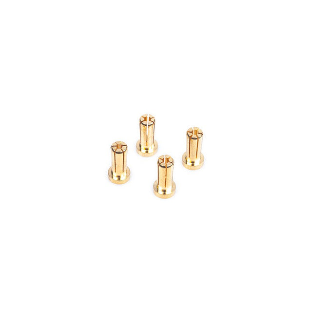 5mm Gold Connectors - 14mm length (4 pcs.)