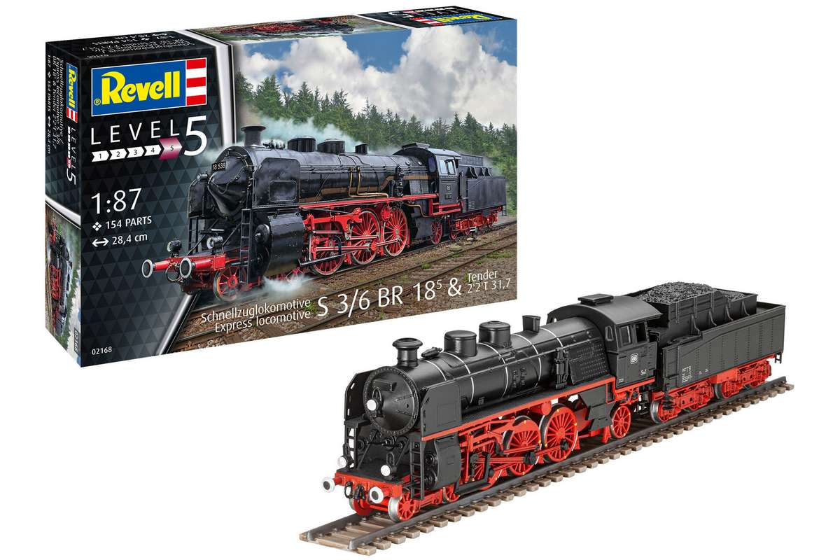 Express locomotive S3/6 BR18(5) with TenderT 1:87