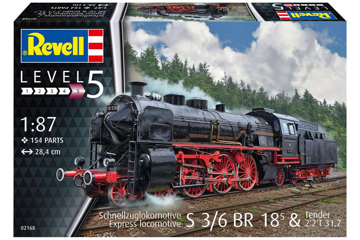 Express locomotive S3/6 BR18(5) with TenderT 1:87