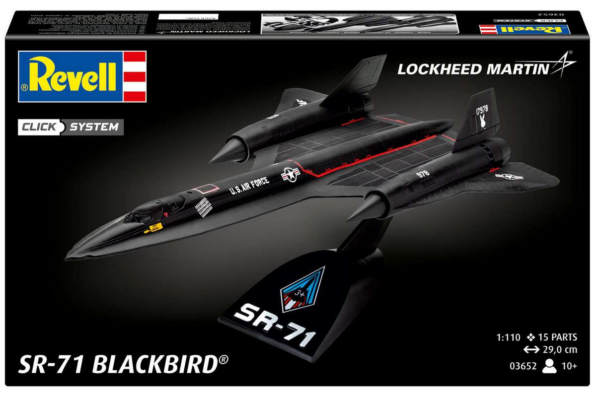 Lockheed SR-71 Blackbird 1:110 click system