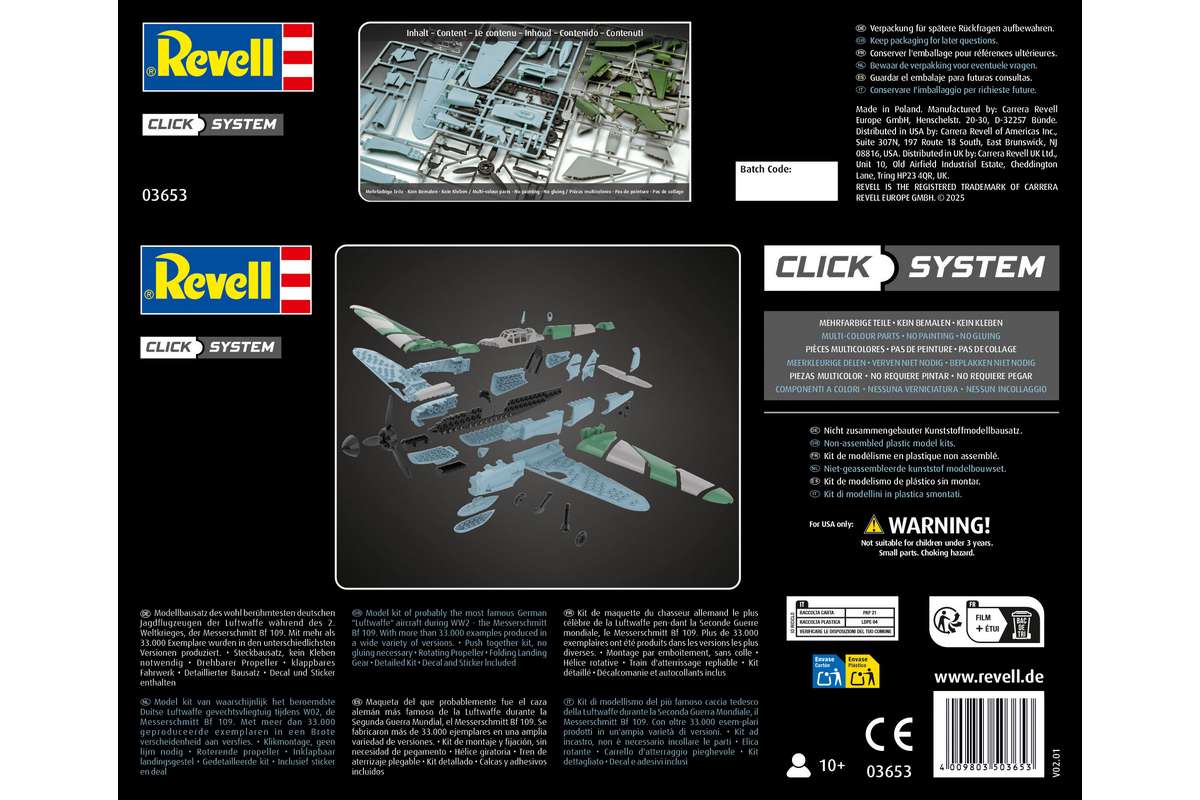 Messerschmitt Bf109G-6 1:32 click system