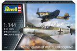 Messerschmitt Bf109E & Junkers Ju87B Stuka 1:144