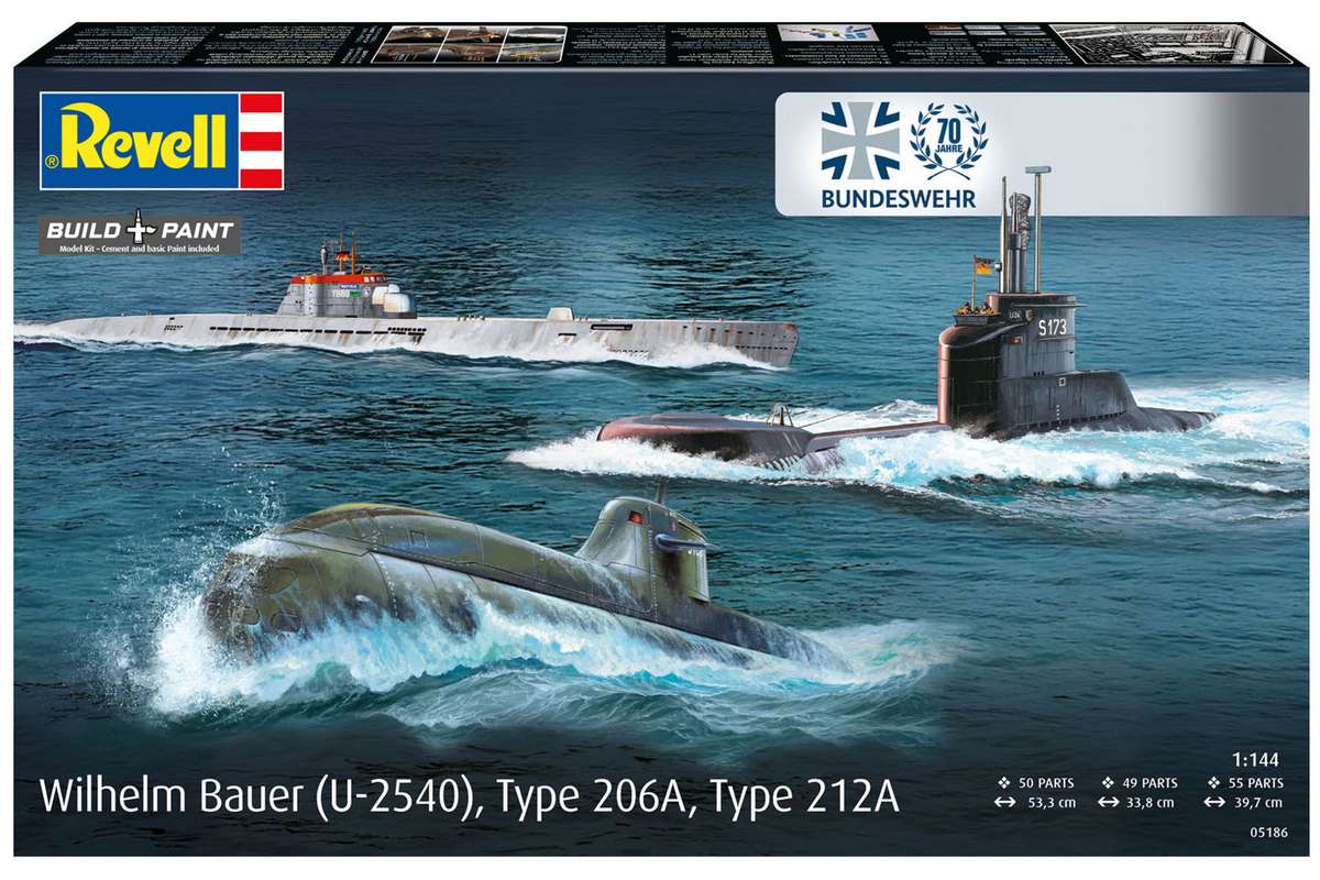 70 Years Bundeswehr:Wilhelm Bauer,Type 206A,Class2