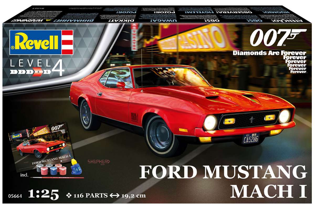 Gift set James Bond \'Ford Mustang I\' 1:25