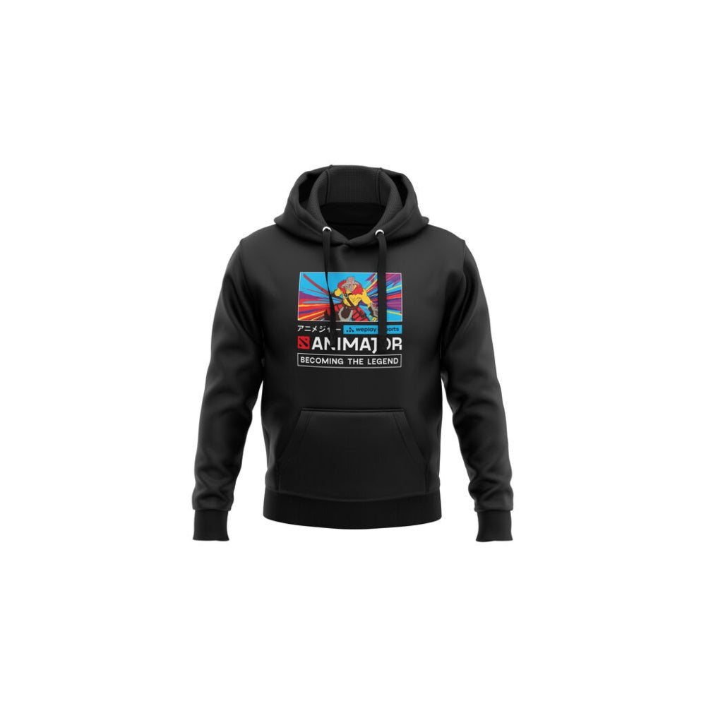 Animajor - Dota 2 Hoodie Black Juggernaut, M