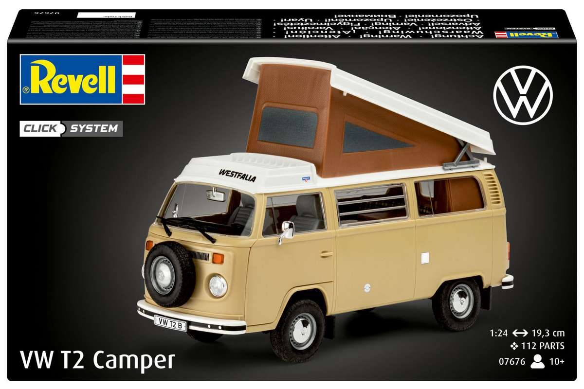 VW T2 Camper 1:24 click system