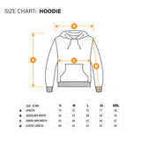 Rick and Morty hoodie with logo black, L
