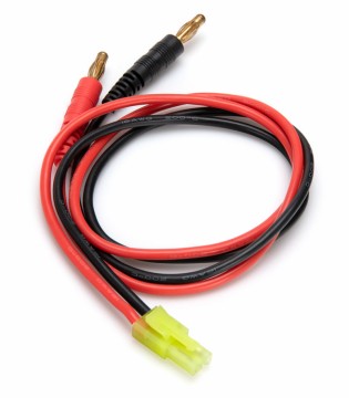 Charge Lead Mini-Tamiya with 4mm Connectors