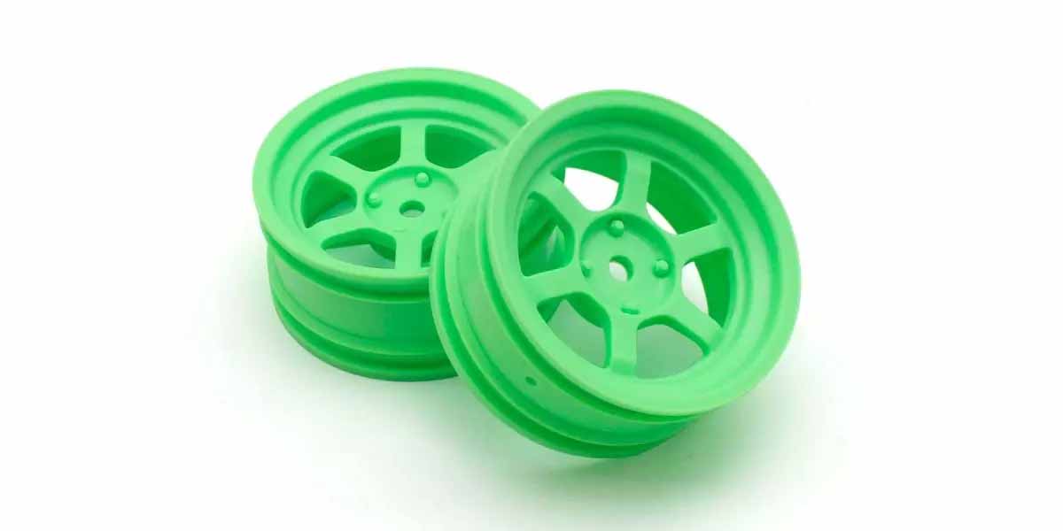 Kyosho 1:10 Fazer FZD2 Rays TE37V Wheel Offset 5mm (2) Green