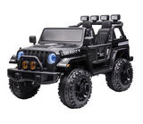Elektrisk børnejeep Gravity metallic sort 12 volt