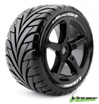 Tire & Wheel T-ROCKET 1/8 Truggy Soft (2 pcs.)