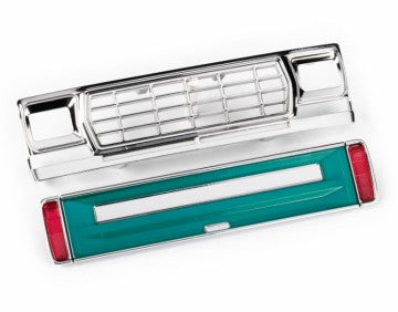 Traxxas 9819-GRN Grill, Tailgate Green with LED Lenses Ford F-150 TRX-4M
