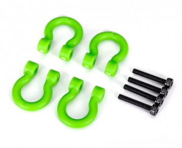 Traxxas 8234-GRN Bumper D-Rings Green (4)  TRX-4/6