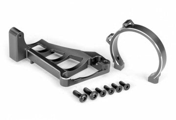 Traxxas 10262-GRAY Motor Mounts Front &amp; Rear Set Alu Gray Maxx Slash