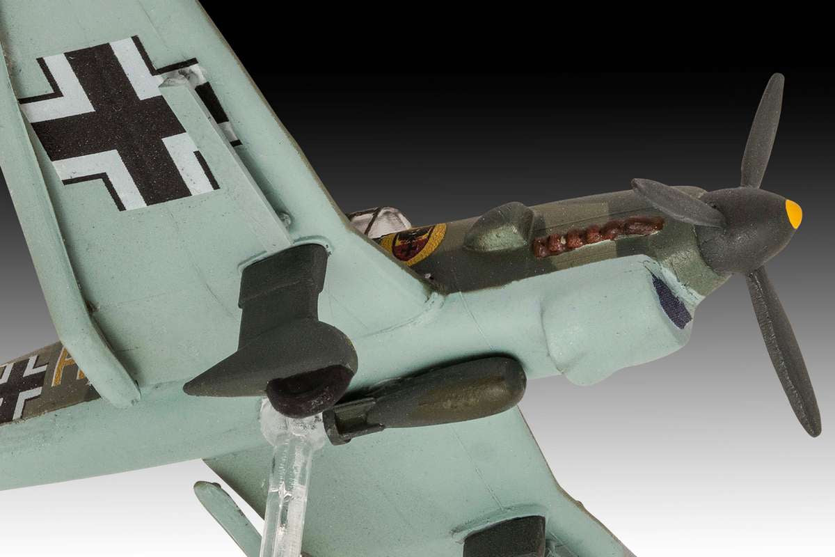 Model Set Messerschmitt Bf109E & Ju87B Stuka 1:144