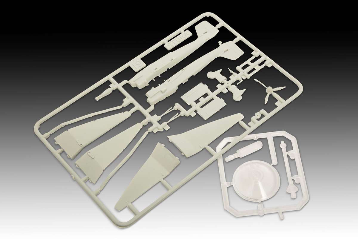 Model Set Messerschmitt Bf109E & Ju87B Stuka 1:144